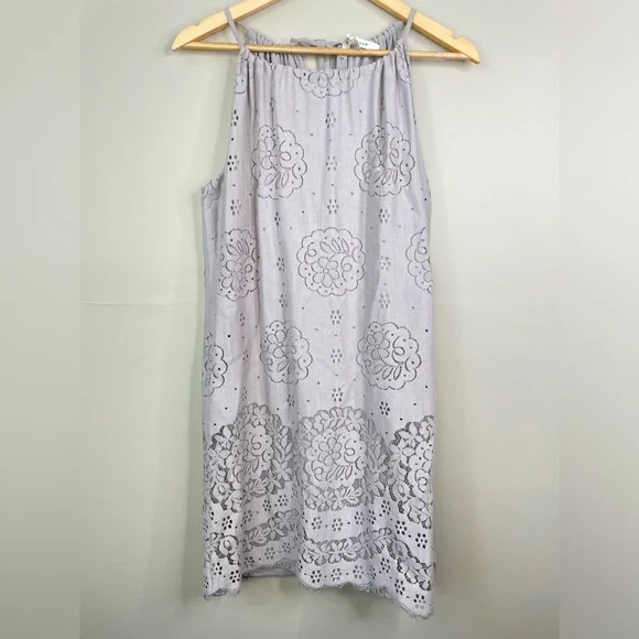 Dresses | Max Studio Sz Small Tent Dress Taupe Lace Floral Summer Boho  Womens Midi | Poshmark